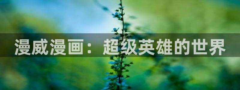 酷漫屋漫画：漫威漫画：超级英雄的世界